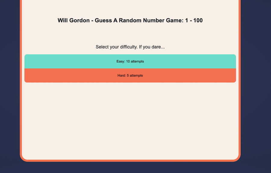 Number Game screenshot