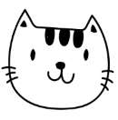 Cat face logo