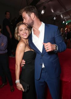 Chris Hemsworth and his wife