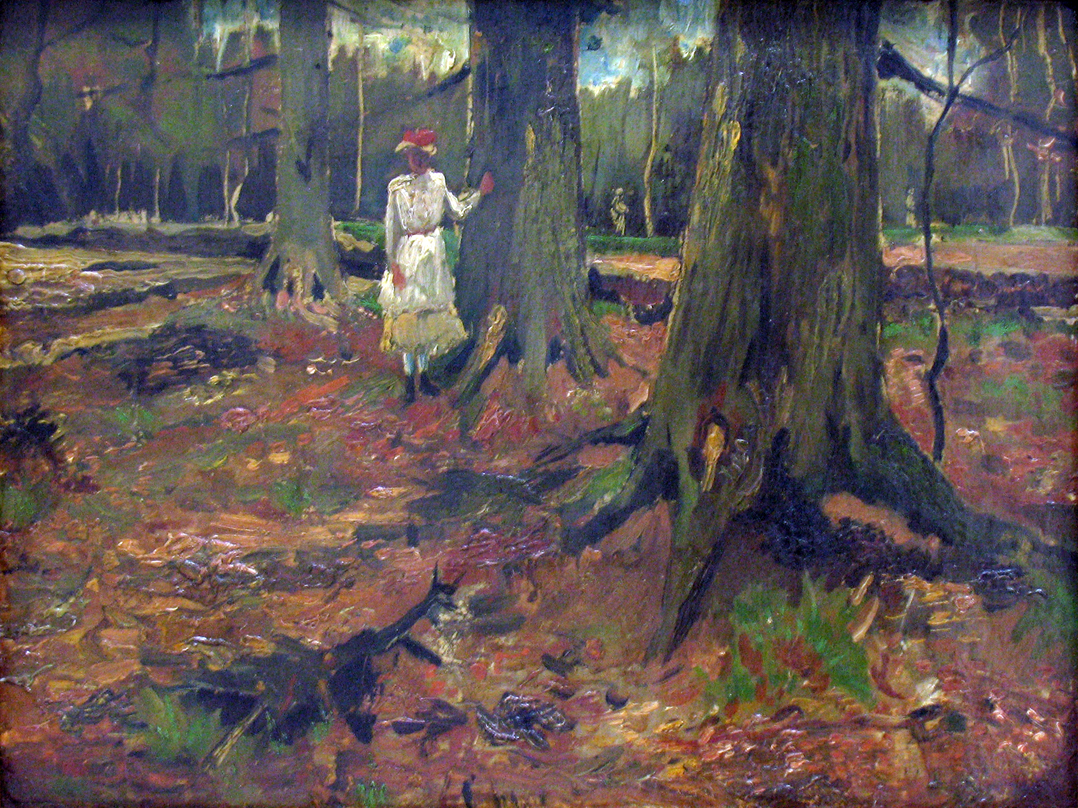 Girl in the Woods	