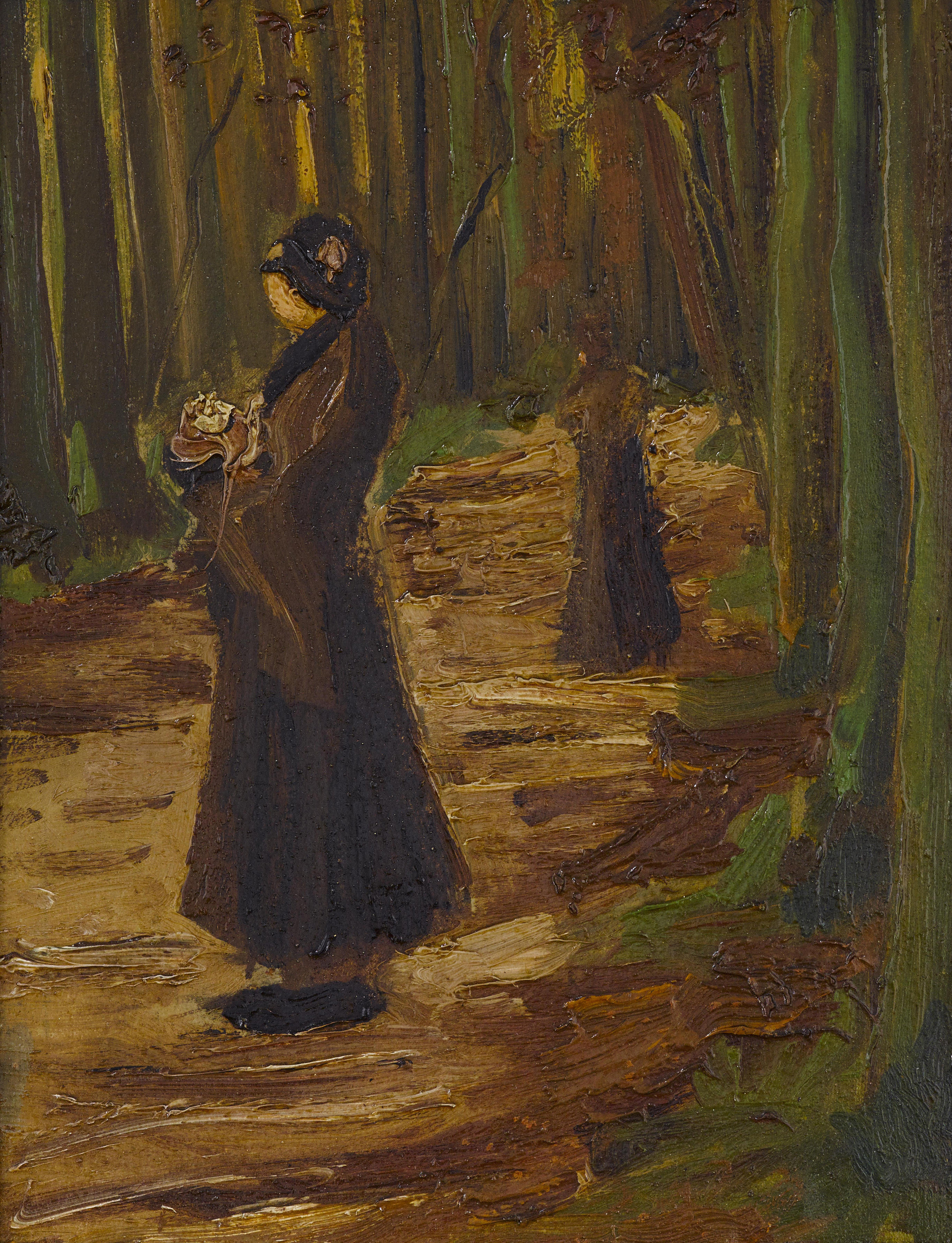 Two women in a wood